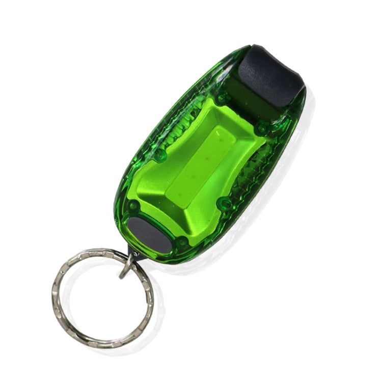 Multifunctional Portable Bicycle Taillight Helmet Light Running Warning Light Luminous Keychain (Green) - Taillights by buy2fix | Online Shopping UK | buy2fix