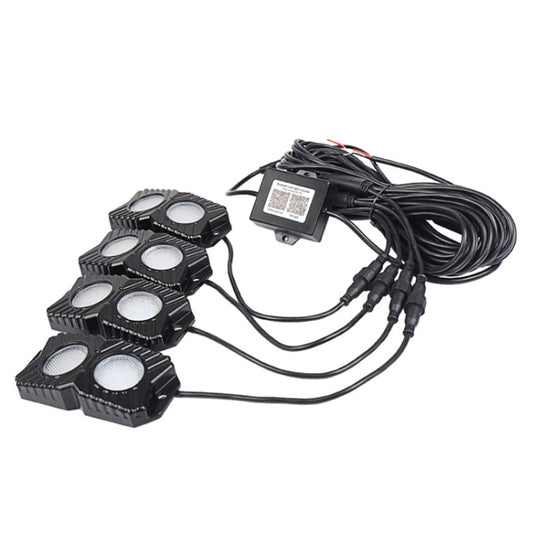 DC12-24V 18/27/36W 4 in 1 Dual-row RGB Mobile Phone Bluetooth APP Control Car Bottom Light / Chassis Light / Yacht Deck Light - In Car by buy2fix | Online Shopping UK | buy2fix