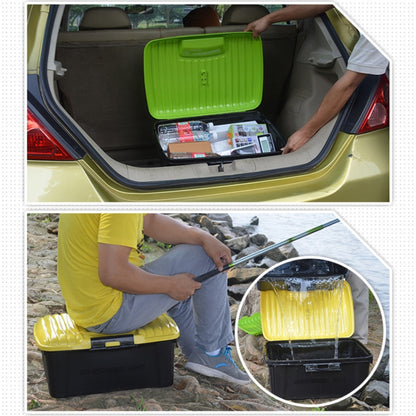 3R-2001 Car / Household Storage Box Sealed Box, Capacity: 40L (Yellow) - In Car by 3R | Online Shopping UK | buy2fix