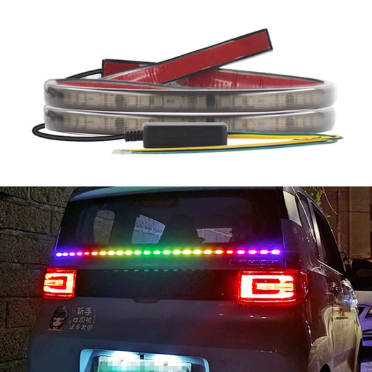 S10-100CM 100cm DC12V-24V Car Rear LED RGB Daytime Running Lights Strip Colorful Lamp - In Car by buy2fix | Online Shopping UK | buy2fix