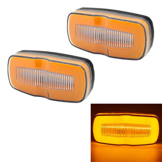 2 PCS MK-190 Truck LED Side Marker Light (Yellow Light) - In Car by buy2fix | Online Shopping UK | buy2fix
