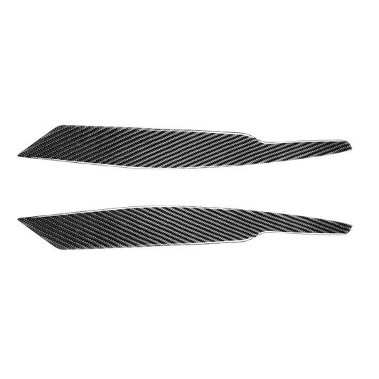 2 PCS / Set Carbon Fiber Car Lamp Eyebrow Decorative Sticker for Volkswagen Passat B6 3C 2005-2010, Drop Glue Version - In Car by buy2fix | Online Shopping UK | buy2fix