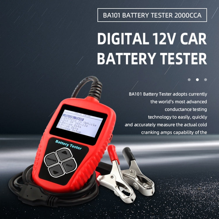 Car 12V Battery Detector Digital Diagnostic Test Tool - In Car by buy2fix | Online Shopping UK | buy2fix