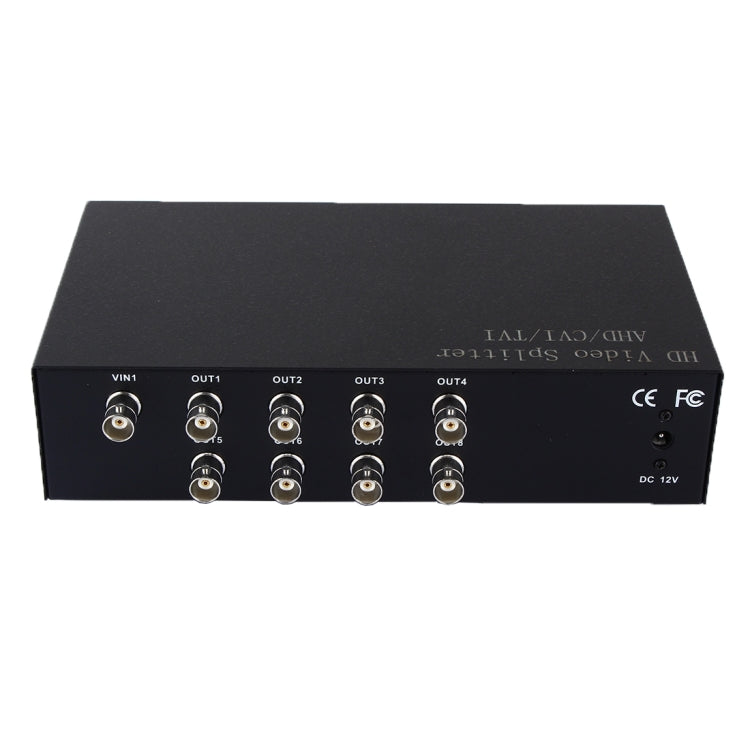 Coaxial AHD / CVI / TVI 1 into 8 Video Signal Splitter - Security by buy2fix | Online Shopping UK | buy2fix