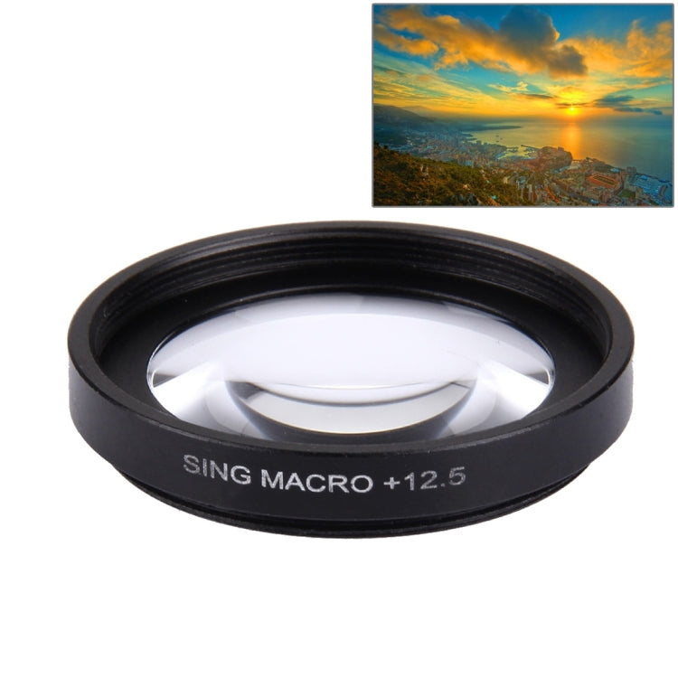 JUNESTAR Proffesional 37mm 12.5X Macro Lens Filter + Lens Protective Cap for GoPro & Xiaomi Xiaoyi Yi Sport Action Camera - DJI & GoPro Accessories by JSR | Online Shopping UK | buy2fix