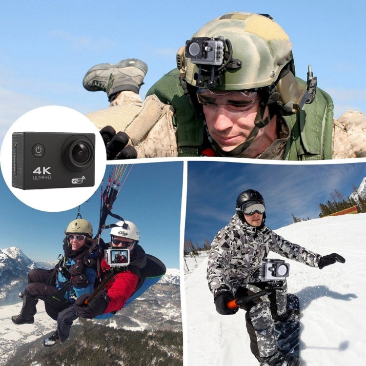 F60 2.0 inch Screen 170 Degrees Wide Angle WiFi Sport Action Camera Camcorder with Waterproof Housing Case, Support 64GB Micro SD Card(Magenta) - DJI & GoPro Accessories by buy2fix | Online Shopping UK | buy2fix