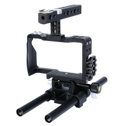 YELANGU YLG0905A Camera Video Cage Handle Stabilizer for Sony A6000/A6300/A6400/A6500(Black) - Camera Cage by YELANGU | Online Shopping UK | buy2fix