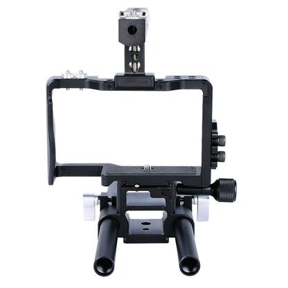 YELANGU YLG0905A Camera Video Cage Handle Stabilizer for Sony A6000/A6300/A6400/A6500(Black) - Camera Cage by YELANGU | Online Shopping UK | buy2fix