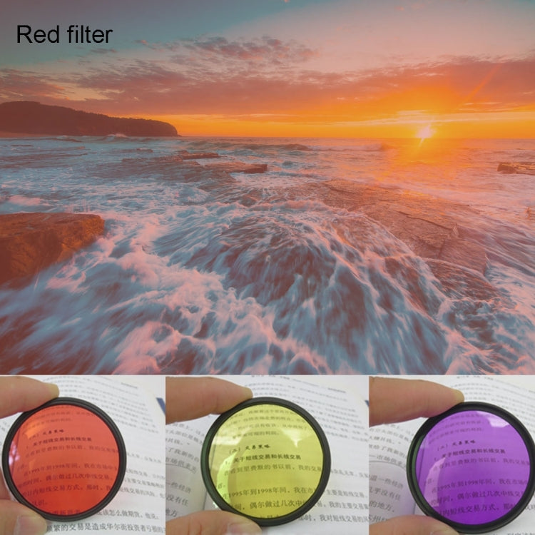 JUNESTAR 11 in 1 Proffesional 52mm Lens Filter(CPL + UV + ND8 + ND4 + ND2 + Star 8 + Red + Yellow + FLD / Purple) & Waterproof Housing Case Adapter Ring & Lens Protective Cap for GoPro HERO4 / 3+ / 3 & Xiaomi Xiaoyi Yi I / II 4K Sport Action Camera - DJI & GoPro Accessories by JSR | Online Shopping UK | buy2fix