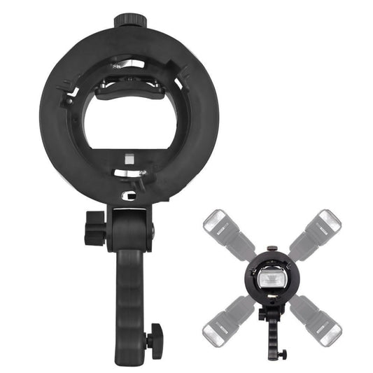 S Type Portable Top Flash Bracket - Camera Accessories by buy2fix | Online Shopping UK | buy2fix