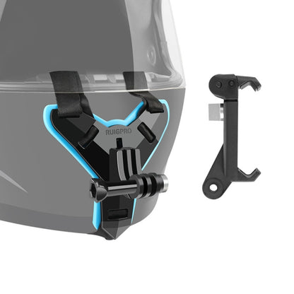 Helmet Belt Mount + Phone Clamp Mount for GoPro, Insta360, DJI and Other Action Cameras - Helmet Mount by RUIGPRO | Online Shopping UK | buy2fix