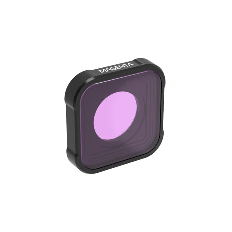 JSR KB Series Diving Color Lens Filter for GoPro HERO10 Black / HERO9 Black(Magenta) - DJI & GoPro Accessories by JSR | Online Shopping UK | buy2fix