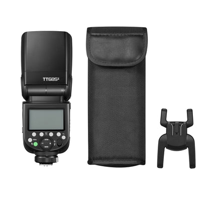 Godox TT685II-O 2.4GHz Wireless TTL HSS 1/8000s Flash Speedlite for Olympus (Black) - Shoe Mount Flashes by Godox | Online Shopping UK | buy2fix