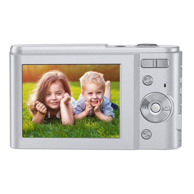 DC311 2.4 inch 36MP 16X Zoom 2.7K Full HD Digital Camera Children Card Camera, EU Plug(Silver) - Consumer Electronics by buy2fix | Online Shopping UK | buy2fix