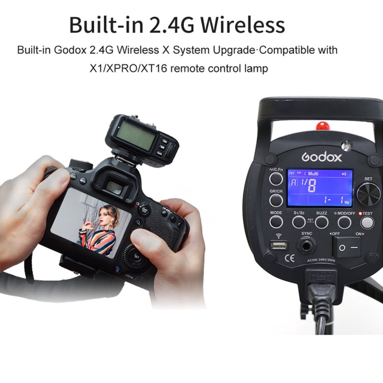 Godox QT400IIM 400Ws Strobe Studio Flash Light(US Plug) - Camera Accessories by Godox | Online Shopping UK | buy2fix