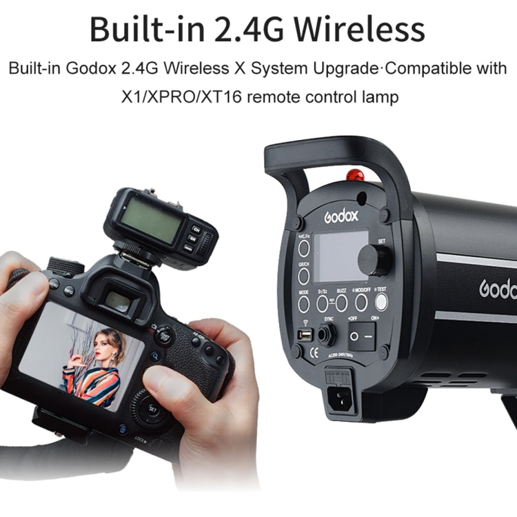Godox QT1200IIM 1200Ws 1/8000s High Speed  Strobe Studio Flash Light(US Plug) - Camera Accessories by Godox | Online Shopping UK | buy2fix