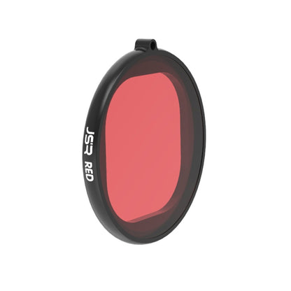 JSR Round Housing Diving Color Lens Filter for GoPro HERO8 Black(Red) - DJI & GoPro Accessories by JSR | Online Shopping UK | buy2fix