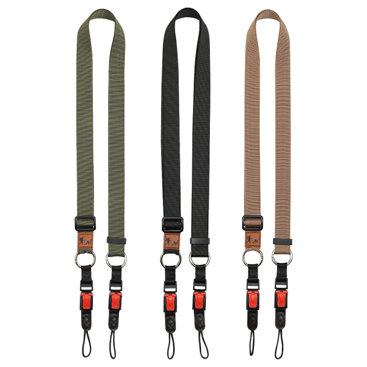 XJ03 Camera Shoulder Hanging Neck Strap(Khaki) - Camera Accessories by buy2fix | Online Shopping UK | buy2fix