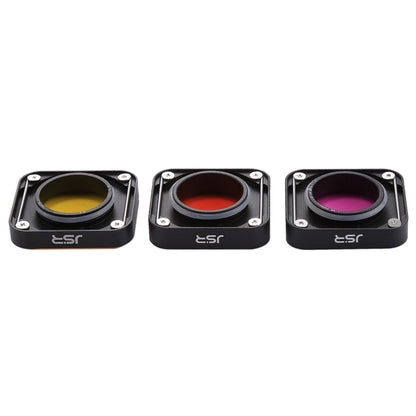 3 in 1 Snap-on Red / Yellow / Purple Color Lens Filter for GoPro HERO6 /5 - DJI & GoPro Accessories by buy2fix | Online Shopping UK | buy2fix