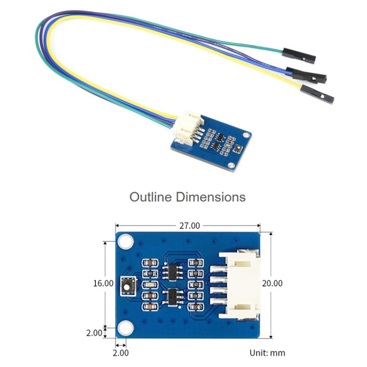 Waveshare SGP40 VOC Volatile Organic Compounds Gas Sensor, I2C Bus - Modules Expansions Accessories by WAVESHARE | Online Shopping UK | buy2fix