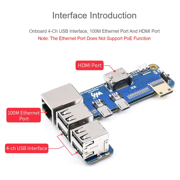 Waveshare Raspberry Pi Zero To 3B Adapter for Raspberry Pi 3 Model B/B+ - Consumer Electronics by WAVESHARE | Online Shopping UK | buy2fix