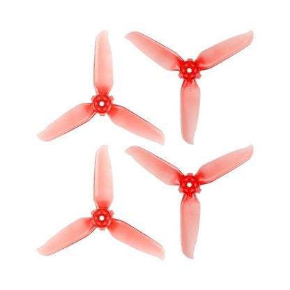 RCSTQ 2 Pairs Clear Color Quick-release Propellers for DJI FPV(Red) - DJI & GoPro Accessories by RCSTQ | Online Shopping UK | buy2fix