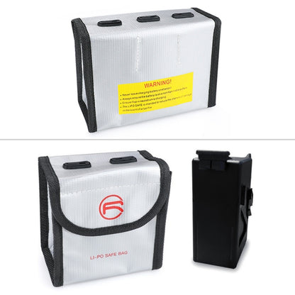 RCSTQ for DJI FPV Combo Battery Li-Po Safe Explosion-proof Storage Bag(Silver) - Case & Bags by RCSTQ | Online Shopping UK | buy2fix