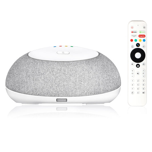 MECOOL KA1 Smart TV Speaker Android 11 TV Box with Remote Control, Amlogic S905X4 Quad Core Cortex-A55, 4GB+32GB, Dual-Band / Bluetooth / Ethernet / DVB-T/T2 / DVB-C(EU Plug) - Consumer Electronics by MECOOL | Online Shopping UK | buy2fix