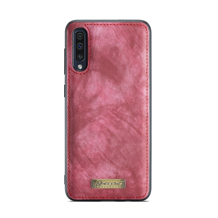 For Samsung Galaxy A70 CaseMe-008 Detachable Multifunctional Flip Leather Phone Case(Red) - Galaxy Phone Cases by CaseMe | Online Shopping UK | buy2fix