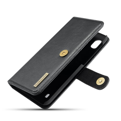 DG.MING Crazy Horse Texture Flip Detachable Magnetic Leather Case with Holder & Card Slots & Wallet for Galaxy A10(Black) - Galaxy Phone Cases by DG.MING | Online Shopping UK | buy2fix