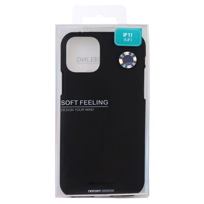 GOOSPERY SOFE FEELING TPU Shockproof and Scratch Case for iPhone 11 Pro(Black) - iPhone 11 Pro Cases by GOOSPERY | Online Shopping UK | buy2fix