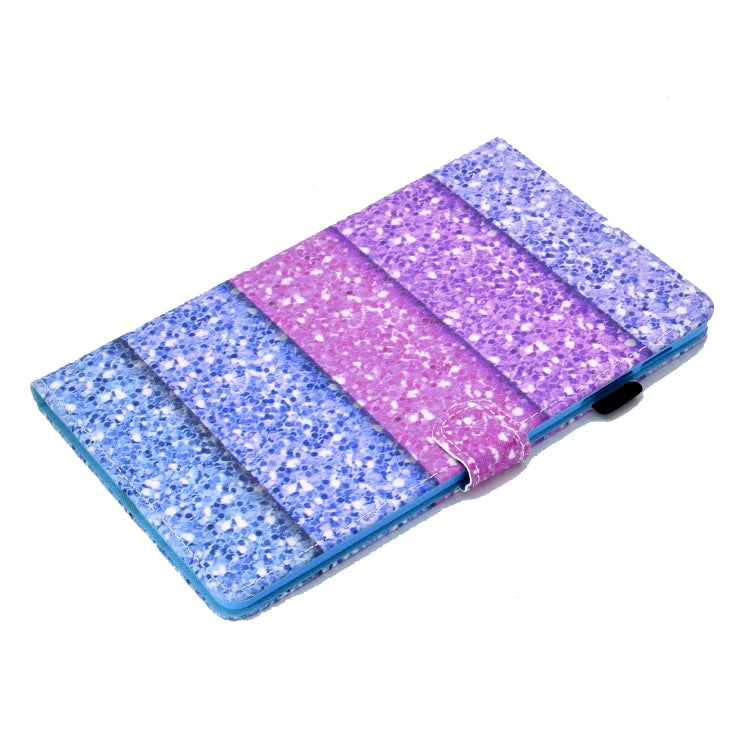 Colored Drawing Pattern Horizontal Flip PU Leather Case with Holder & Card Slots & Sleep / Wake-up Function for Galaxy Tab S5e 10.5 / T720 / T725(Color Quicksand) - Tab S5E 10.5 T720 / T725 by buy2fix | Online Shopping UK | buy2fix