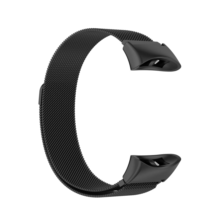 For Garmin Forerunner 45 / 45S / Swim 2 Milanese Watch Band(Black) - Smart Wear by buy2fix | Online Shopping UK | buy2fix