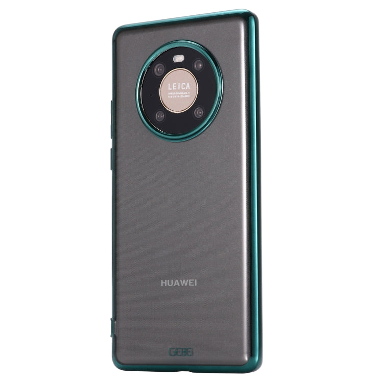 For Huawei Mate 40 Pro GEBEI Shockproof Plating PC Protective Case(Green) - Huawei Cases by GEBEI | Online Shopping UK | buy2fix