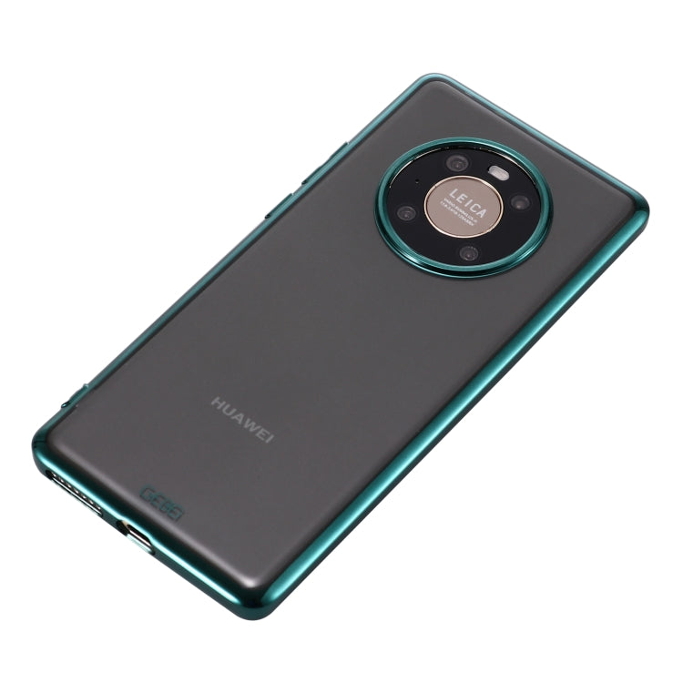 For Huawei Mate 40 Pro GEBEI Shockproof Plating PC Protective Case(Green) - Huawei Cases by GEBEI | Online Shopping UK | buy2fix