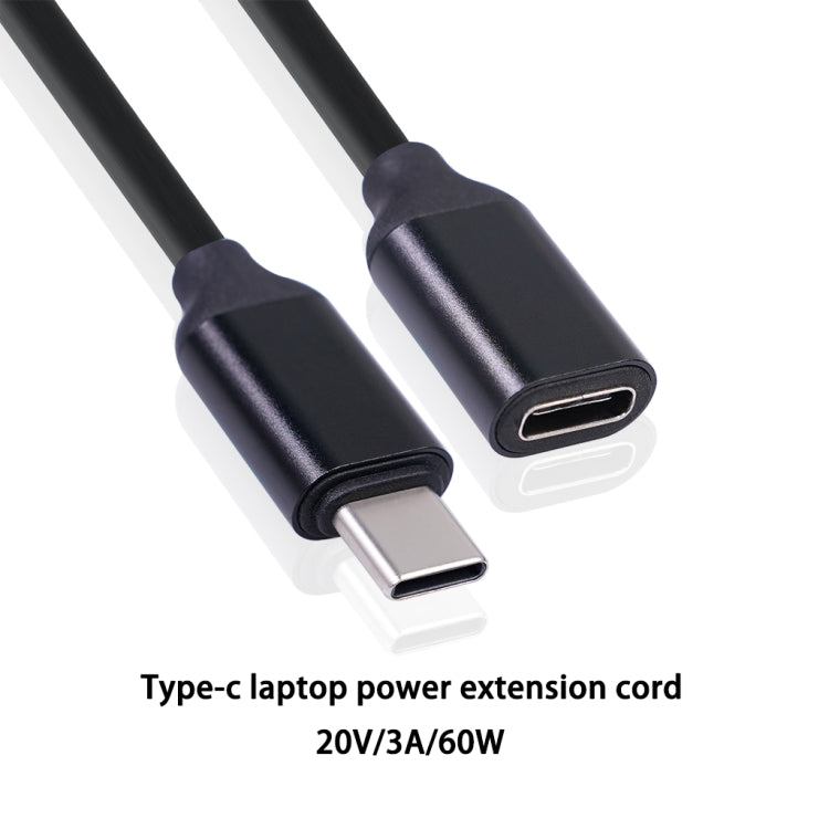 Type-C / USB-C Male to Female PD Power Extended Cable, Length:1m - Computer & Networking by buy2fix | Online Shopping UK | buy2fix