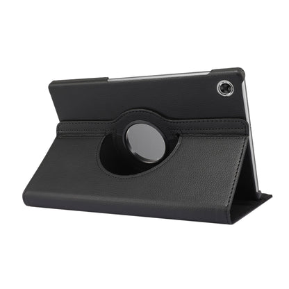 For Lenovo Tab M10 Plus 10.3 360 Degree Rotation Litchi Texture Flip Leather Case with Holder(Black) - Mobile Accessories by buy2fix | Online Shopping UK | buy2fix