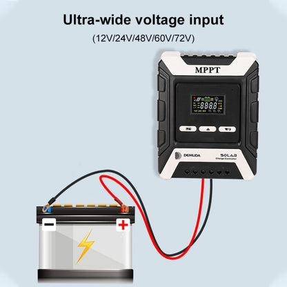 MPPT Solar Controller 12V / 24V / 48V Automatic Identification Charging Controller with Dual USB Output, Model:50A - Consumer Electronics by buy2fix | Online Shopping UK | buy2fix