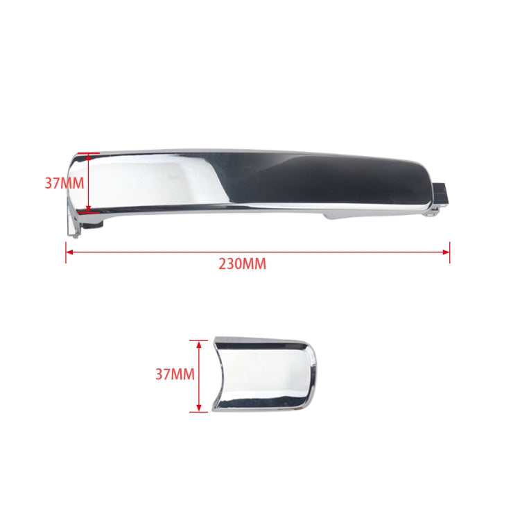 A5404-02 Car Outside Door Handle 80646-CA000 for Nissan - In Car by buy2fix | Online Shopping UK | buy2fix
