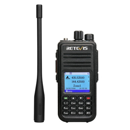 RETEVIS RT3S 136-174MHz + 400-480MHz 3000CH Handheld DMR Digital Two Way Radio Walkie Talkie - Handheld Walkie Talkie by RETEVIS | Online Shopping UK | buy2fix