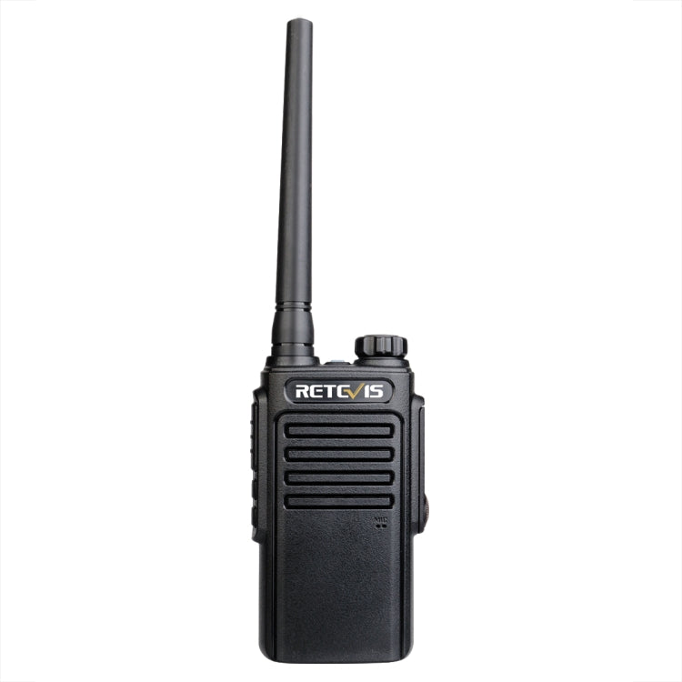 RETEVIS RT47 16CHS IP67 Waterproof FRS Two Way Radio Handheld Walkie Talkie, US Plug(Black) - Handheld Walkie Talkie by RETEVIS | Online Shopping UK | buy2fix