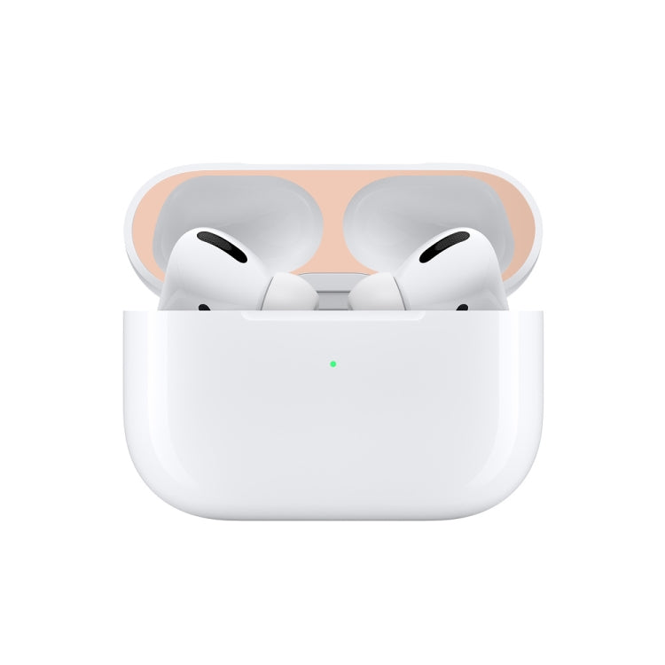 For Apple AirPods Pro Wireless Earphone Protective Case Metal Protective Sticker(Flesh Color) - Protective Sticker by buy2fix | Online Shopping UK | buy2fix