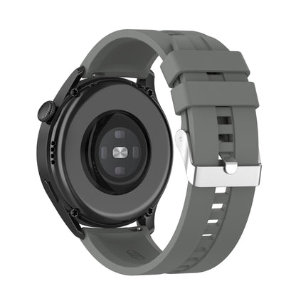 For Huawei Watch 3 / 3 Pro Silicone Watch Band(Grey) - Smart Wear by buy2fix | Online Shopping UK | buy2fix