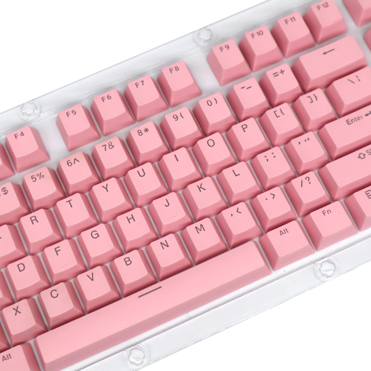 HXSJ P9 104 Keys PBT Color Mechanical Keyboard Keycaps(Pink) - Other by HXSJ | Online Shopping UK | buy2fix