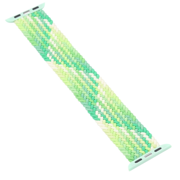 Single Loop Weaving Nylon Watch Band, Size: S 145mm For Apple Watch Ultra 49mm&Watch Ultra 2 49mm / Series 9&8&7 45mm / SE 3&SE 2&6&SE&5&4 44mm / 3&2&1 42mm(Lime) - Watch Bands by buy2fix | Online Shopping UK | buy2fix