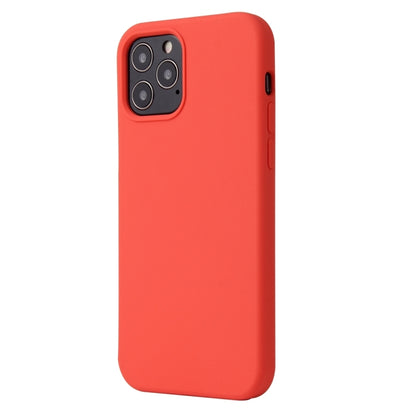 For iPhone 13 Pro Max Solid Color Liquid Silicone Shockproof Protective Case (Coral Red) - iPhone 13 Pro Max Cases by buy2fix | Online Shopping UK | buy2fix