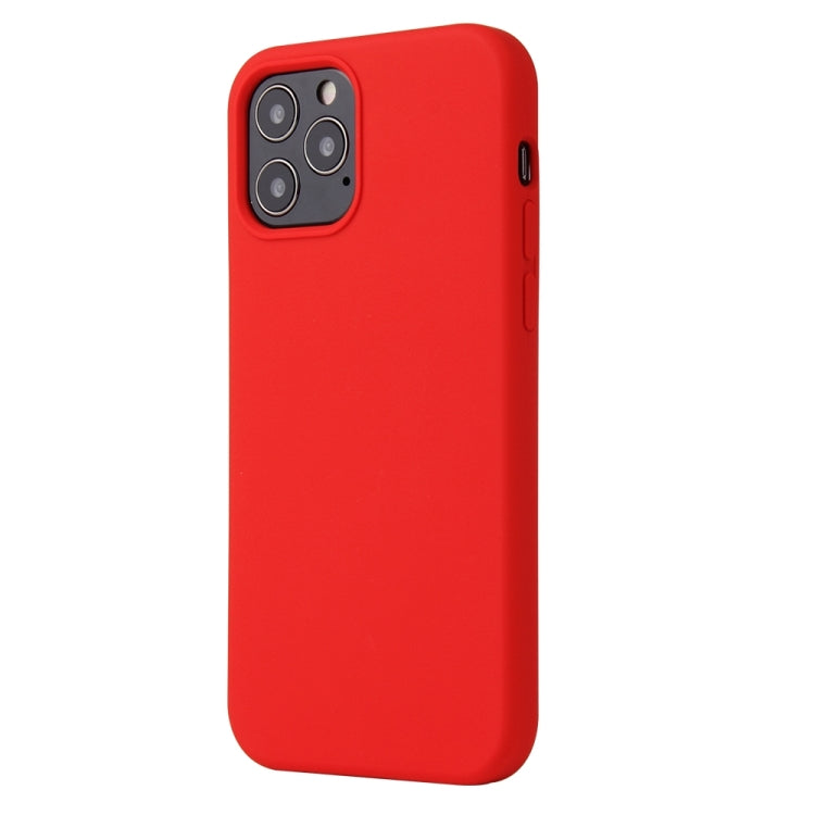 For iPhone 13 Pro Max Solid Color Liquid Silicone Shockproof Protective Case (Red) - iPhone 13 Pro Max Cases by buy2fix | Online Shopping UK | buy2fix