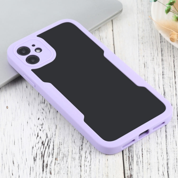 For iPhone 11 Acrylic + TPU 360 Degrees Full Coverage Shockproof Protective Case (Purple) - iPhone 11 Cases by buy2fix | Online Shopping UK | buy2fix