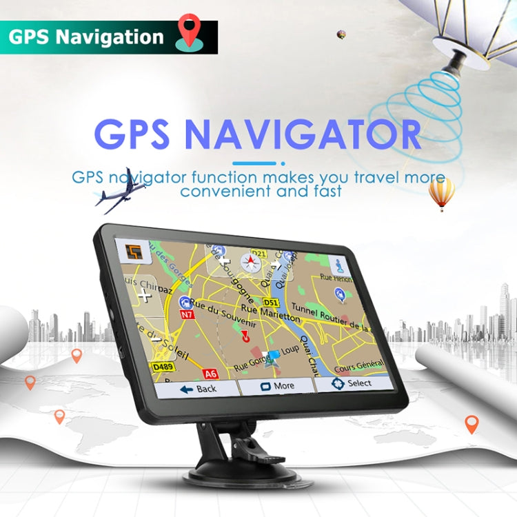 7 inch Car GPS Navigator 8G+256M Capacitive Screen High Configuration, Specification:Africa Map - In Car by buy2fix | Online Shopping UK | buy2fix