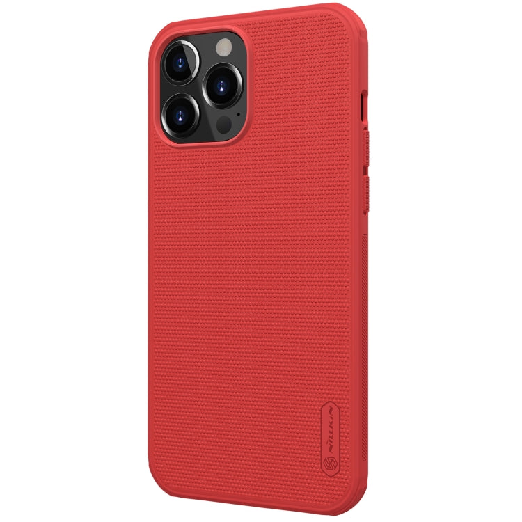 For iPhone 13 Pro NILLKIN Super Frosted Shield Pro PC + TPU Protective Case (Red) - iPhone 13 Pro Cases by NILLKIN | Online Shopping UK | buy2fix